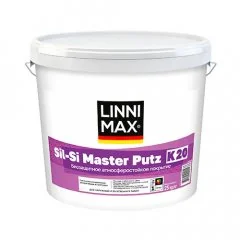 товар LINNIMAX Sil-Si Master Putz КАМЕШКОВАЯ 1,5 мм и 2,0 мм - Силикатно-силиконовая декоративная штукатурка